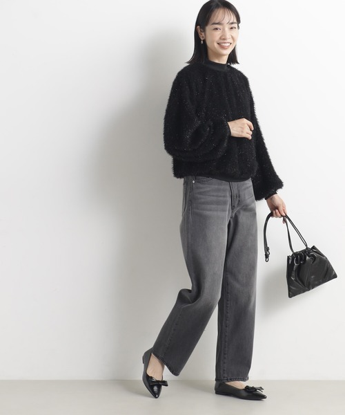 FOUND GOOD（ファウンドグッド）の「ラメシャギーPO（その他トップス・レディース・アイボリー/ブラック・L/M/S）」の3枚目の写真