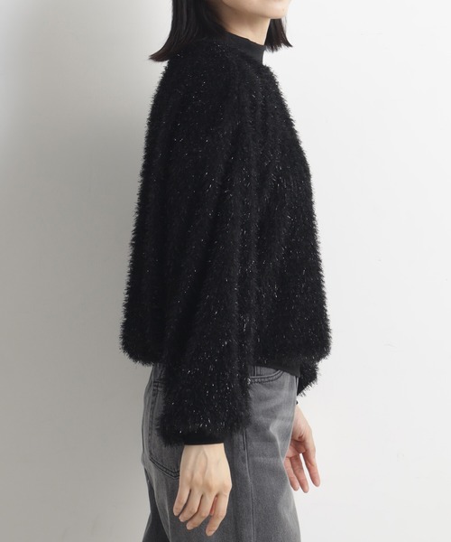 FOUND GOOD（ファウンドグッド）の「ラメシャギーPO（その他トップス・レディース・アイボリー/ブラック・L/M/S）」の5枚目の写真