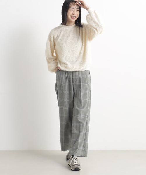 FOUND GOOD（ファウンドグッド）の「ラメシャギーPO（その他トップス・レディース・アイボリー/ブラック・L/M/S）」の10枚目の写真