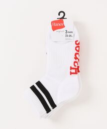 HANES | 【HANES/ヘインズ】QUARTER LENGTH SOCKS 3P(ソックス/靴下)