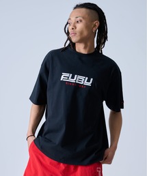 FUBU | FUBU フブ ブランド ロゴ 刺繍 アメカジ クルーネック オマージュ 半袖 Tシャツ ティーシャツ(Tシャツ/カットソー)