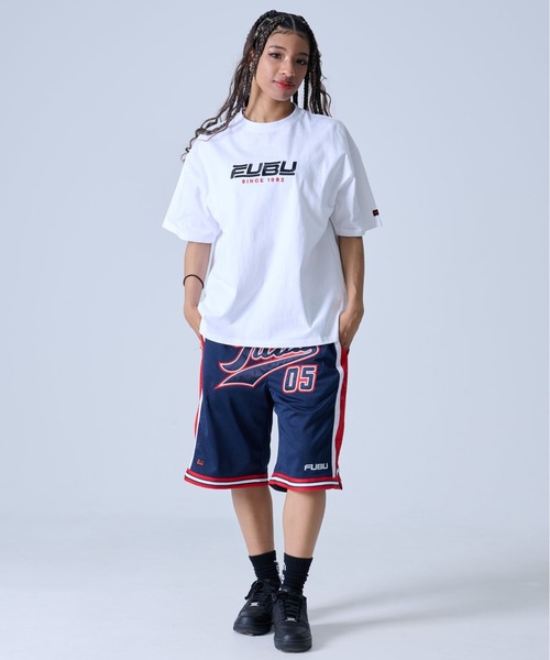 FUBU（ フブ）の「FUBU フブ ブランド ロゴ 刺繍 アメカジ クルーネック オマージュ 半袖 Tシャツ ティーシャツ（Tシャツ/カットソー・メンズ・ホワイト/ブラック/イエロー・M/L/XL/XXL）」の16枚目の写真