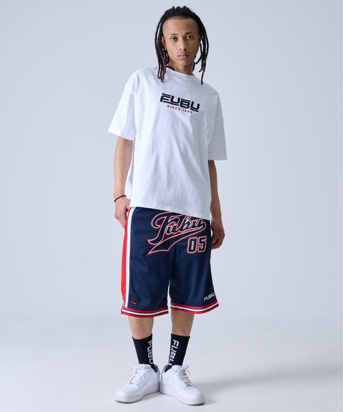 FUBU（ フブ）の「FUBU フブ ブランド ロゴ 刺繍 アメカジ クルーネック オマージュ 半袖 Tシャツ ティーシャツ（Tシャツ/カットソー・メンズ・ホワイト/ブラック/イエロー・M/L/XL/XXL）」の14枚目の写真