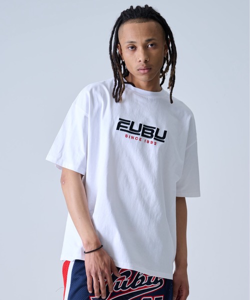 FUBU（ フブ）の「FUBU フブ ブランド ロゴ 刺繍 アメカジ クルーネック オマージュ 半袖 Tシャツ ティーシャツ（Tシャツ/カットソー・メンズ・ホワイト/ブラック/イエロー・M/L/XL/XXL）」の11枚目の写真