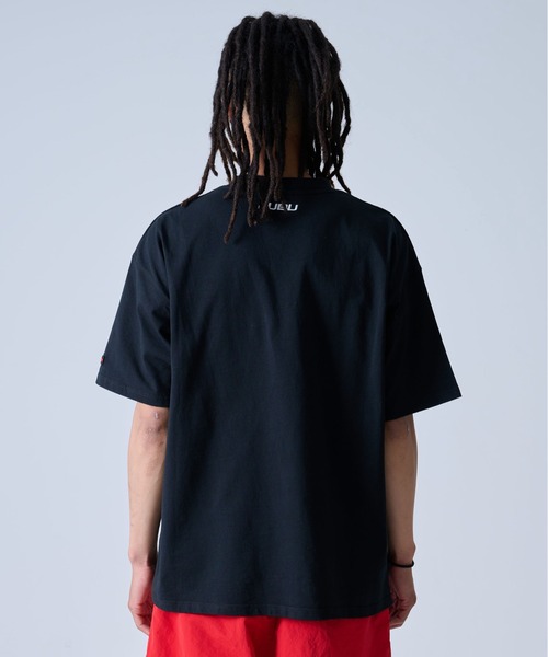 FUBU（ フブ）の「FUBU フブ ブランド ロゴ 刺繍 アメカジ クルーネック オマージュ 半袖 Tシャツ ティーシャツ（Tシャツ/カットソー・メンズ・ホワイト/ブラック/イエロー・M/L/XL/XXL）」の19枚目の写真