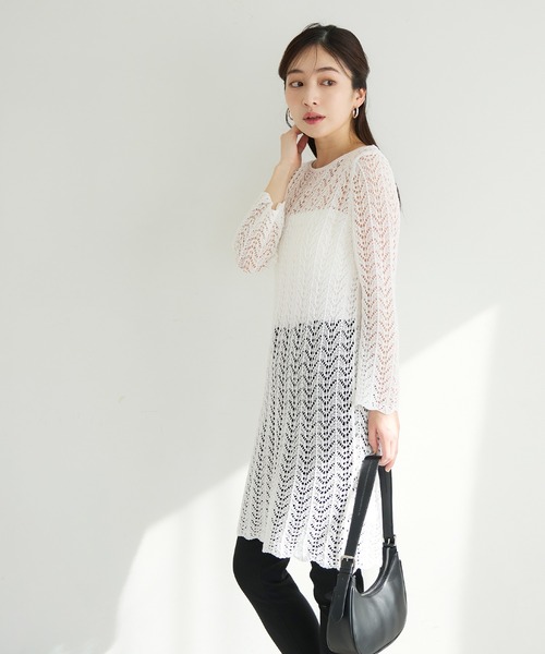 ＊送料・関税込み＊CHLOE クロシェニットコットン ワンピース 送料・関税込み＊CHLOE クロシェニットコットン ワンピース