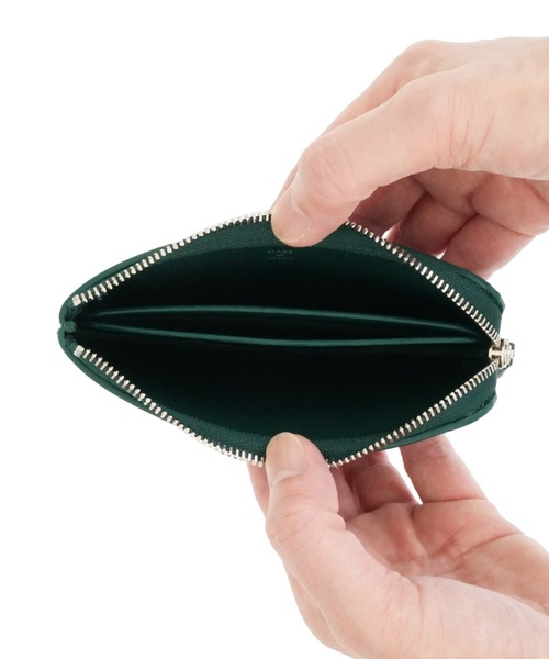 STANDARD SUPPLY（スタンダードサプライ）の「スタンダードサプライ / PAL パル / OVAL ZIP WALLET S オーバルジップウォレット S ミニ財布 本革（財布・レディース・ブラック/グレー/ダークグリーン/ライトグレー/ブルーグレー/オリーブ/イエロー/スミクロ/ダークブラウン/ダークグリーン系/コーラルピンク/チャコールグレー/グレイッシュブルー/カーキ・FREE）」の21枚目の写真