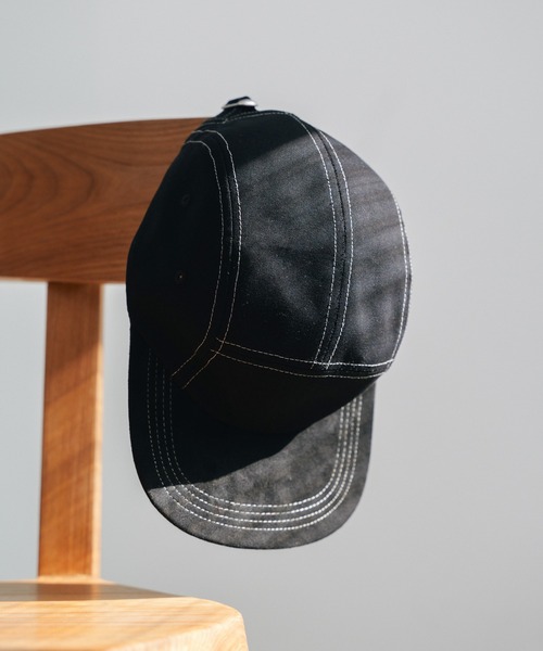 RAGEBLUE（レイジブルー）の「シンセティックレザー/スウェードアソートジェットキャップ（キャップ・メンズ・その他5/ブラック系その他/ブラック・FREE）」の3枚目の写真