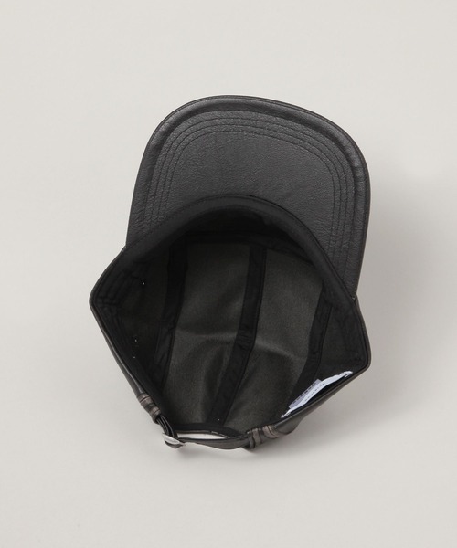 RAGEBLUE（レイジブルー）の「シンセティックレザー/スウェードアソートジェットキャップ（キャップ・メンズ・その他5/ブラック系その他/ブラック・FREE）」の7枚目の写真