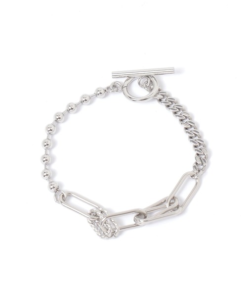 GLOBAL WORK(グローバルワーク)の「ステンレスチェーンプレス/293515(ブレスレット・レディース・シルバー系その他/ゴールド/シルバー系その他2/ゴールド系その他2/シルバー/ゴールド系その他・FREE)」の3枚目の写真