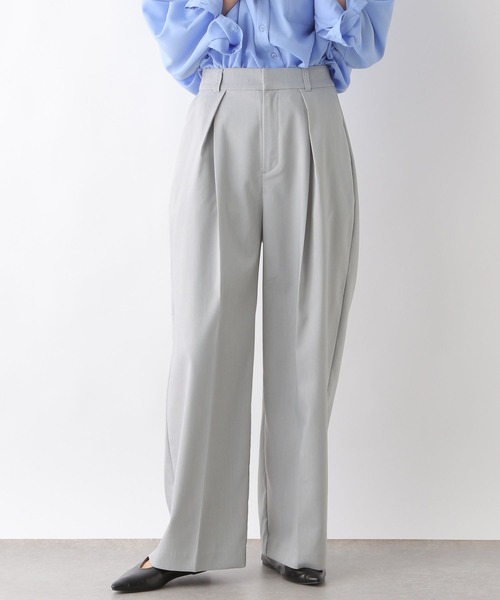 LEPSIM(レプシィム)の「フロントタックスラックス 290207(スラックス・レディース・グレー/ブラック・FREE)」の10枚目の写真