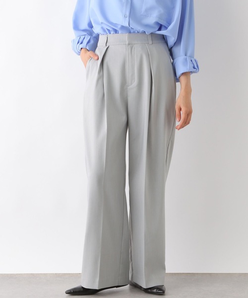 LEPSIM(レプシィム)の「フロントタックスラックス 290207(スラックス・レディース・グレー/ブラック・FREE)」の11枚目の写真