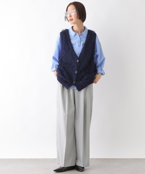 LEPSIM(レプシィム)の「フロントタックスラックス 290207(スラックス・レディース・グレー/ブラック・FREE)」の13枚目の写真