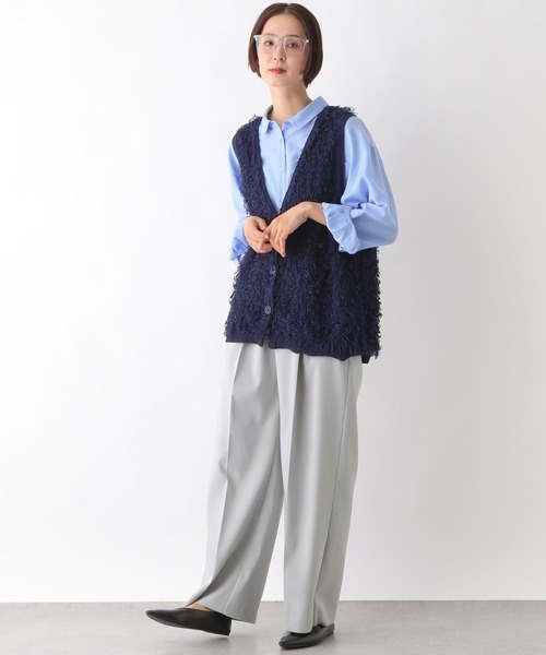 LEPSIM(レプシィム)の「フロントタックスラックス 290207(スラックス・レディース・グレー/ブラック・FREE)」の15枚目の写真