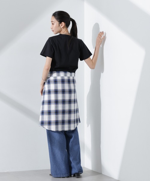 NANO universe(ナノユニバース)の「Anti SmellスムースシルケットクルーネックTシャツ(Tシャツ/カットソー・レディース・ベージュ/ホワイト/ブラック・FREE)」の11枚目の写真