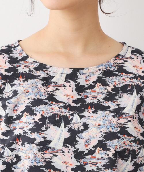 LAURA ASHLEY(ローラアシュレイ)の「【WEB限定/M-LL3サイズ/コットン100%/上下セット/洗える】リヴィエラ柄 セットアップ(セットアップ・レディース・ネイビー系・42/38/40)」の11枚目の写真