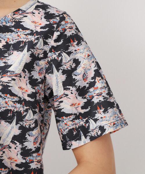 LAURA ASHLEY(ローラアシュレイ)の「【WEB限定/M-LL3サイズ/コットン100%/上下セット/洗える】リヴィエラ柄 セットアップ(セットアップ・レディース・ネイビー系・42/38/40)」の12枚目の写真