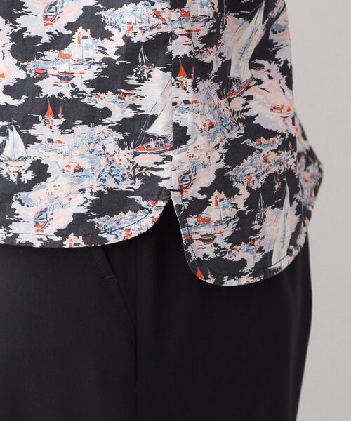 LAURA ASHLEY(ローラアシュレイ)の「【WEB限定/M-LL3サイズ/コットン100%/上下セット/洗える】リヴィエラ柄 セットアップ(セットアップ・レディース・ネイビー系・42/38/40)」の13枚目の写真