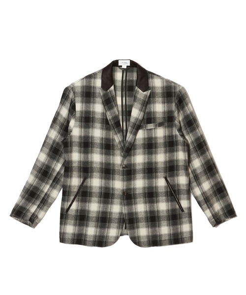 CRIMIE（クライミー）の「JAX 2B BLAZER CHECK（テーラードジャケット・メンズ・ブラック/レッド・M/L/XL/XXL/S）」の4枚目の写真
