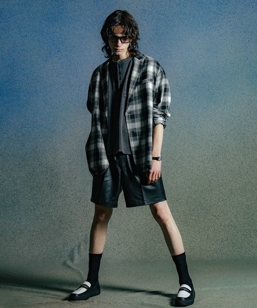 CRIMIE（クライミー）の「JAX 2B BLAZER CHECK（テーラードジャケット・メンズ・ブラック/レッド・M/L/XL/XXL/S）」の10枚目の写真