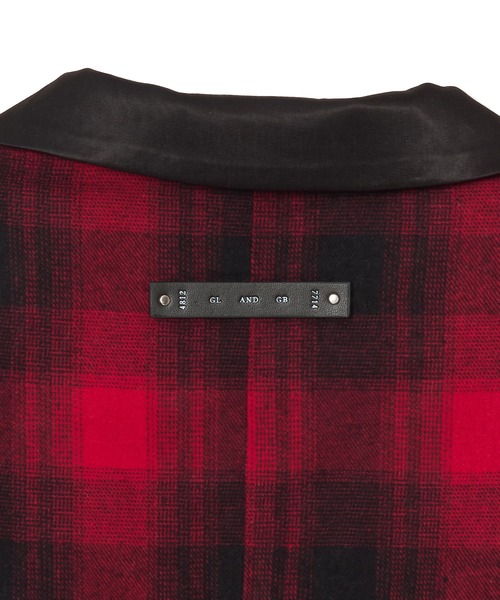 CRIMIE（クライミー）の「JAX 2B BLAZER CHECK（テーラードジャケット・メンズ・ブラック/レッド・M/L/XL/XXL/S）」の12枚目の写真