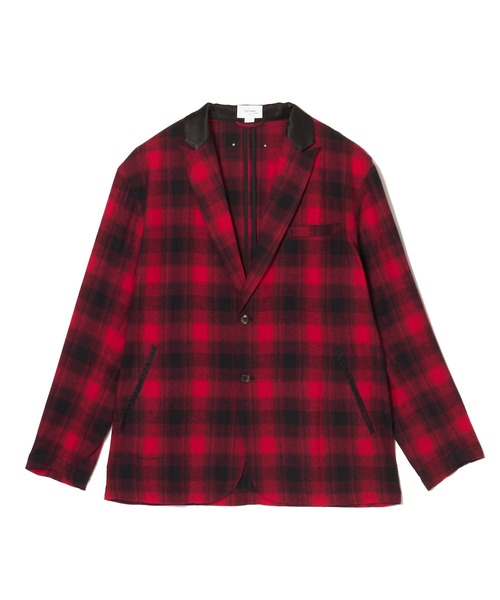 CRIMIE（クライミー）の「JAX 2B BLAZER CHECK（テーラードジャケット・メンズ・ブラック/レッド・M/L/XL/XXL/S）」の16枚目の写真
