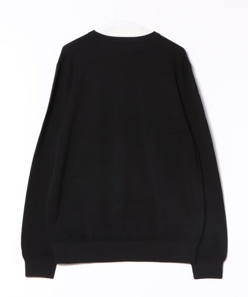 FRED PERRY(フレッドペリー)の「【FRED PERRY】PIQUE STITCH JUMPER クルーネックコットンニット ワンポイントロゴ刺繍 K1309(ニット/セーター・レディース・セージグリーン/ベージュ/ブルーグリーン/バーガンディー/ブラック/グレイッシュブルー/アイボリー/カーキ/ネイビー・XL/M/S/L)」の13枚目の写真