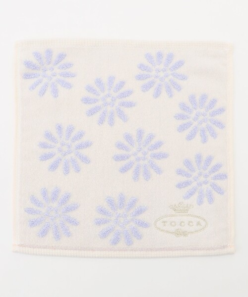 TOCCA（トッカ）の「LUCE TOWELCHIEF タオルハンカチ（ハンカチ/ハンドタオル・レディース・ベージュ系/オレンジ系/スカイブルー系・F）」の2枚目の写真