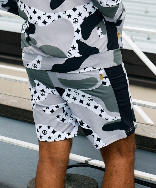 STUD MUFFIN(スタッドマフィン)の「STUD MUFFIN/スタッドマフィン/ストレッチナイロン スターグラムカモフラージュラッシュショーツ(その他パンツ・メンズ・その他2・2/3/4)」の3枚目の写真