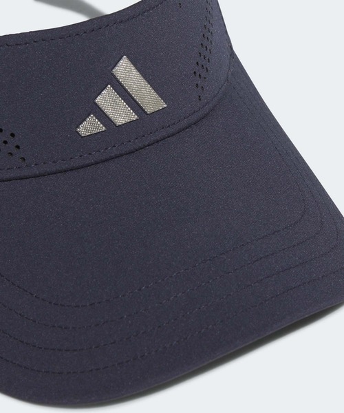 adidas（アディダス）の「メタルロゴ テックバイザー【adidas Golf/アディダスゴルフ】（サンバイザー・メンズ・ブラック/ネイビー/ホワイト・LARGE/MEDIUM）」の11枚目の写真