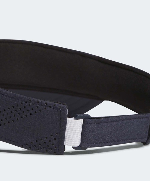 adidas（アディダス）の「メタルロゴ テックバイザー【adidas Golf/アディダスゴルフ】（サンバイザー・メンズ・ブラック/ネイビー/ホワイト・LARGE/MEDIUM）」の12枚目の写真