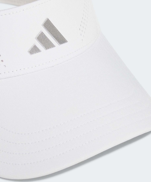 adidas（アディダス）の「メタルロゴ テックバイザー【adidas Golf/アディダスゴルフ】（サンバイザー・メンズ・ブラック/ネイビー/ホワイト・LARGE/MEDIUM）」の5枚目の写真