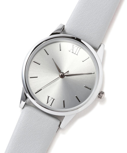 EDIT COLOGNE(エディットコロン)の「スモーキーカラーウォッチ(アナログ腕時計・レディース・ベージュ/ブルー・フリ-)」の2枚目の写真