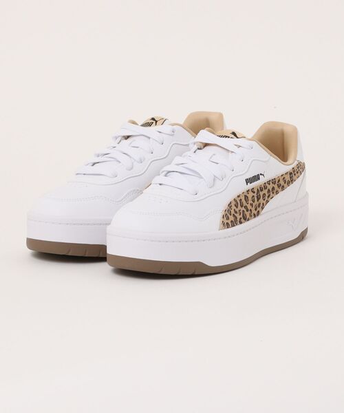 PUMA(プーマ)の「【PUMA】プーマ COURT LALLY SKYE LEO(コートラリー スカイ レオ)402492(スニーカー・レディース・ホワイト系その他・22.5cm/23.0cm/23.5cm/24.0cm/24.5cm/25.0cm)」の1枚目の写真