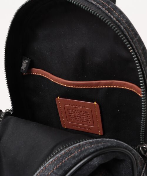 COACH コーチ　ブラック ボディバッグ(ウエストポーチ) チャーター パック（ボディバッグ/ウエストポーチ）｜COACH