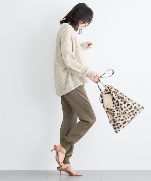 BARNYARDSTORM（バンヤードストーム）の「BARNYARDSTORM / ペーパーカノコライトカーデ / ハンドウォッシャブル（カーディガン/ボレロ・レディース・ブラック/ベージュ・FREE）」の11枚目の写真