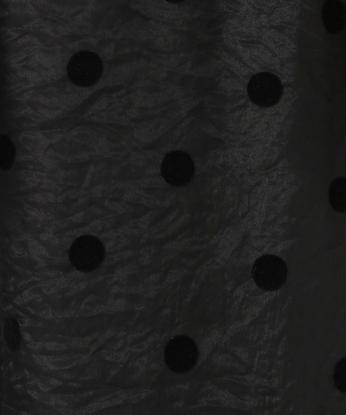 BAYFLOW（ベイフロー）の「[裏地付きで透けにくい]ドットオーガンジーパンツ（その他パンツ・レディース・ブラック/ベージュ/アイボリー・FREE）」の11枚目の写真