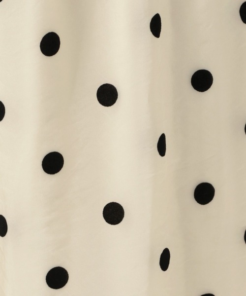 BAYFLOW（ベイフロー）の「[裏地付きで透けにくい]ドットオーガンジーパンツ（その他パンツ・レディース・ブラック/ベージュ/アイボリー・FREE）」の10枚目の写真