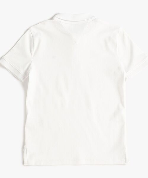 TOMMY HILFIGER（トミーヒルフィガー）の「BOYS インターロックレギュラーポロシャツ（ポロシャツ・キッズ・ネイビー/ホワイト/ブルー・140cm/150cm/130cm/160cm）」の9枚目の写真