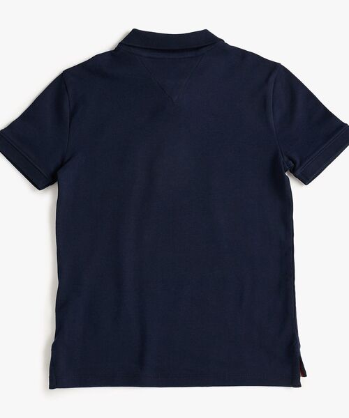 TOMMY HILFIGER（トミーヒルフィガー）の「BOYS インターロックレギュラーポロシャツ（ポロシャツ・キッズ・ネイビー/ホワイト/ブルー・140cm/150cm/130cm/160cm）」の10枚目の写真