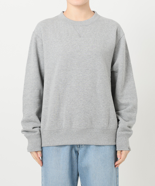 IENA（イエナ）の「LOOPWHEELER for LOWERCASE 別注 ライトツリウラケ ルーズフィットスウェット（スウェット・レディース・グレー/アイボリー・FREE）」の21枚目の写真