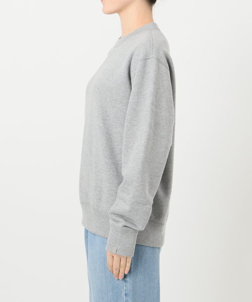 IENA（イエナ）の「LOOPWHEELER for LOWERCASE 別注 ライトツリウラケ ルーズフィットスウェット（スウェット・レディース・グレー/アイボリー・FREE）」の22枚目の写真