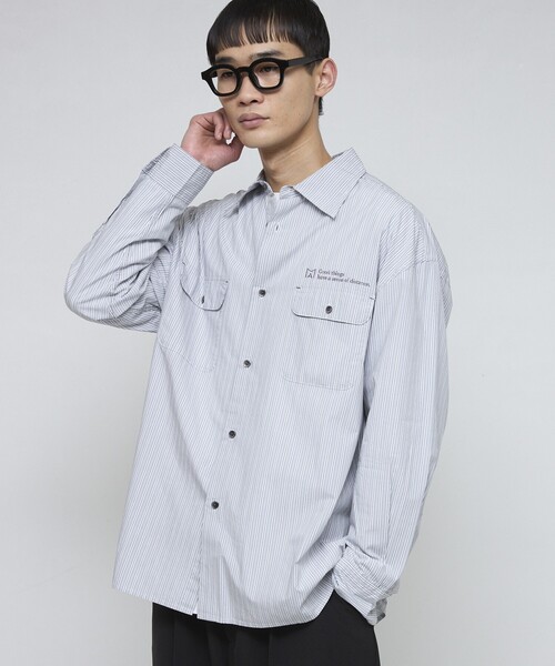 未使用☆ MATTEAU マトー ストライプシャツ 1 MATTEAU/マトー】CLASSIC STRIPE SHIRT｜ベーセーストックの