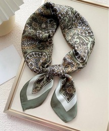 ARTIFICIAL SWEETENER（アーティフィシャル　スウィートナー）の「【 ARTIFICIAL SWEETENER 】シルクタッチレトロ柄スカーフ（バンダナ/スカーフ）」