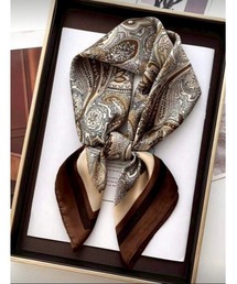 ARTIFICIAL SWEETENER（アーティフィシャル　スウィートナー）の「【 ARTIFICIAL SWEETENER 】シルクタッチレトロ柄スカーフ（バンダナ/スカーフ）」