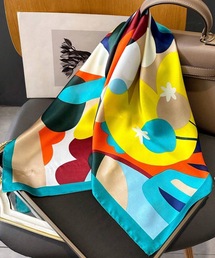 ARTIFICIAL SWEETENER（アーティフィシャル　スウィートナー）の「【 ARTIFICIAL SWEETENER 】シルクタッチレトロ柄スカーフ（バンダナ/スカーフ）」