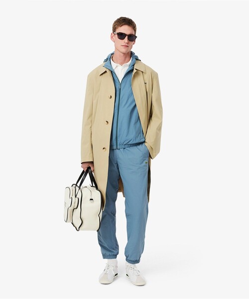 LACOSTE(ラコステ)の「ベーシックトラックジャケット(ブルゾン・メンズ・ブラック/グレイッシュブルー・46/48/50/52)」の16枚目の写真