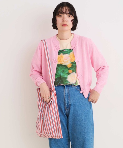 カーディガン COTTON NYLON 華釦 カーディガン レディース COTTON NYLON 華釦 カーディガン（カーディガン/ボレロ）｜I am