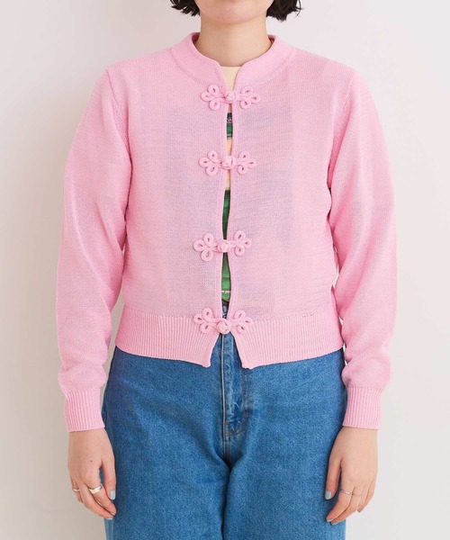 カーディガン COTTON NYLON 華釦 カーディガン レディース COTTON NYLON 華釦 カーディガン（カーディガン/ボレロ）｜I am