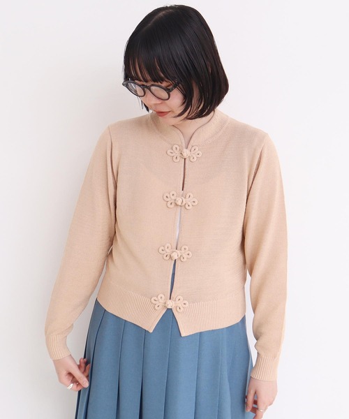 カーディガン COTTON NYLON 華釦 カーディガン レディース COTTON NYLON 華釦 カーディガン（カーディガン/ボレロ）｜I am